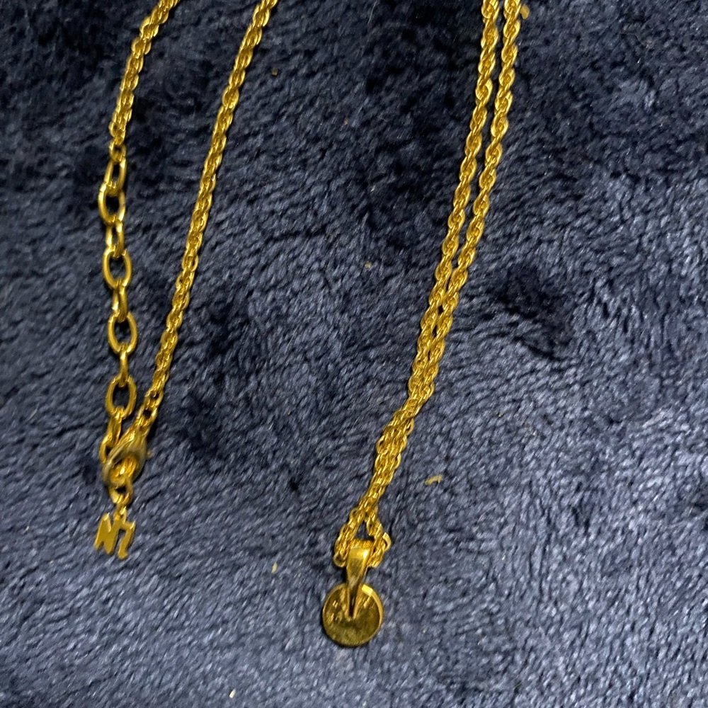 Nina Ricci Gold Rope Chain Necklace - Picture 2 of 4